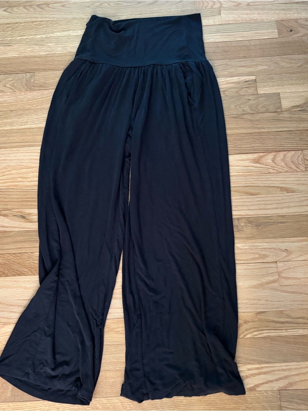 Athleta Studio Black Wide-Leg Pants MP